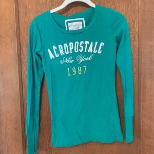 Teal Aeropostale long sleeve